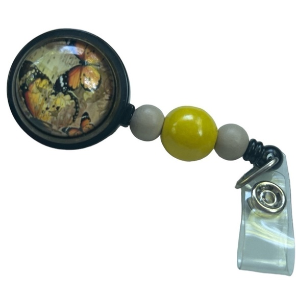 New - Butterfly badge reel - Picture 5 of 5